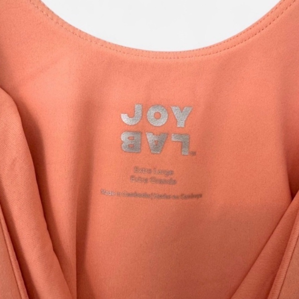 Coral Ruffle Active Dress with Built-In Shorts – Size XL - Picture 4 of 5